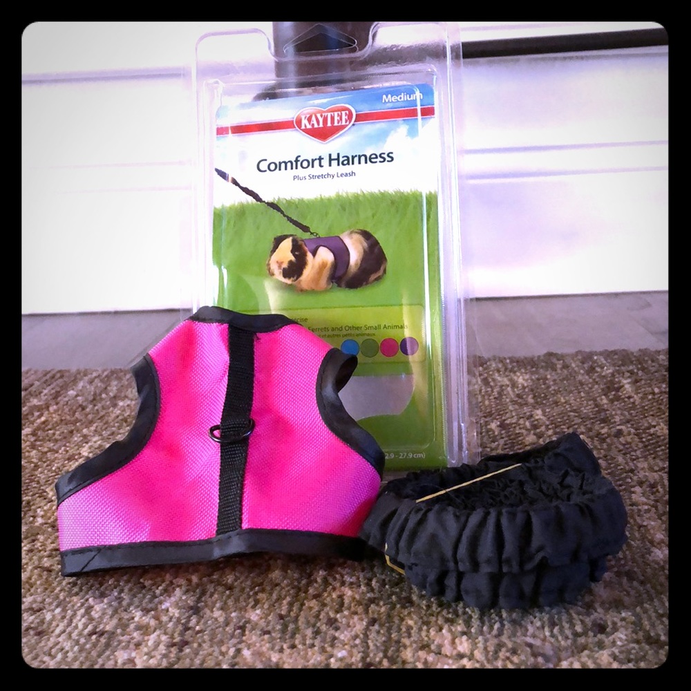 Kaytee comfort harness plus sturdy leash